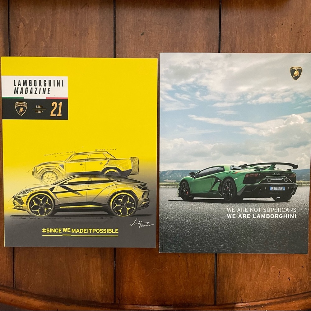 2 limited edition LAMBORGHINI MAGAZINE’s:  2.2017 ISSUE# 21